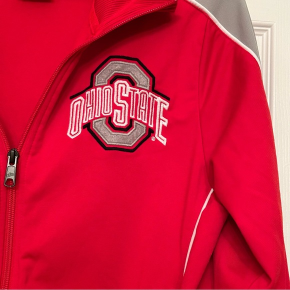 🥳Host Puck Nike Ohio State Buckeyes OSU ladies track jacket size medium - Picture 3 of 7
